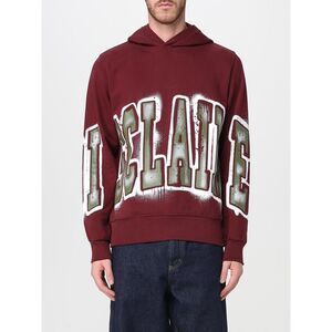 Disclaimer Sweatshirt Men Burgundy